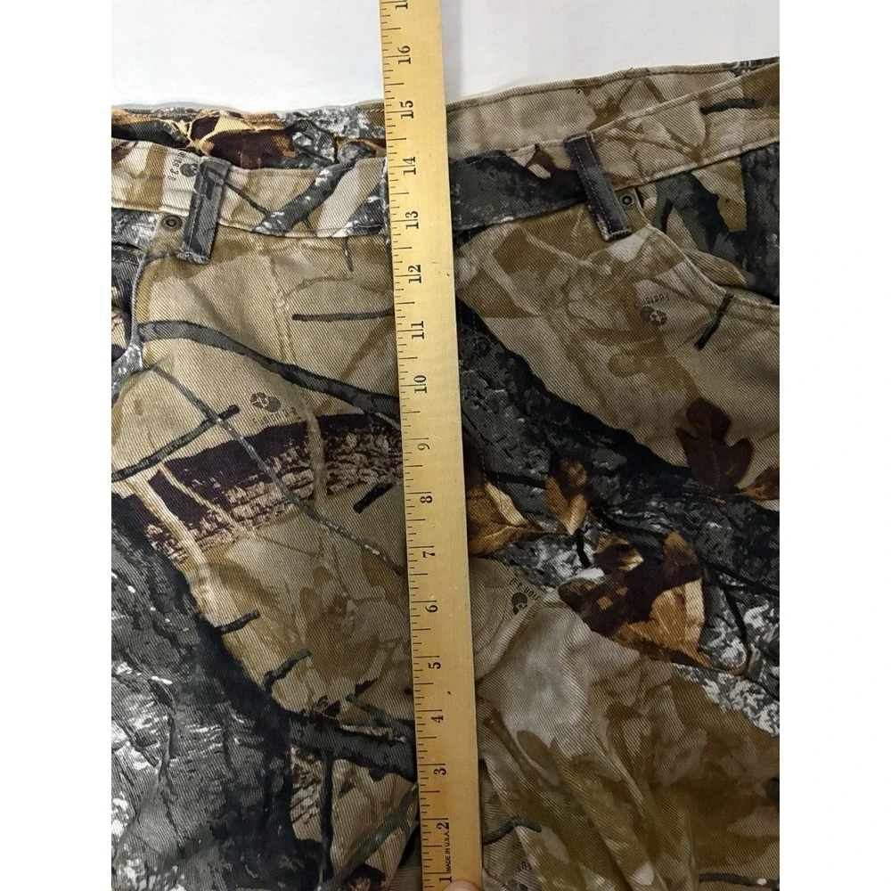 Wrangler Fusion 3D Camo Hunting Pants Men's Size 38x34 Straight Leg Flat Front
